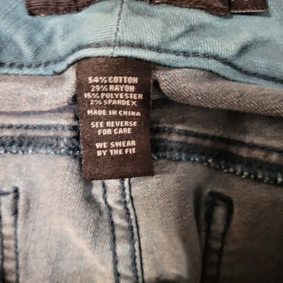 Torrid Denim Jegging Jeans Teal 12R - Picture 10 of 12